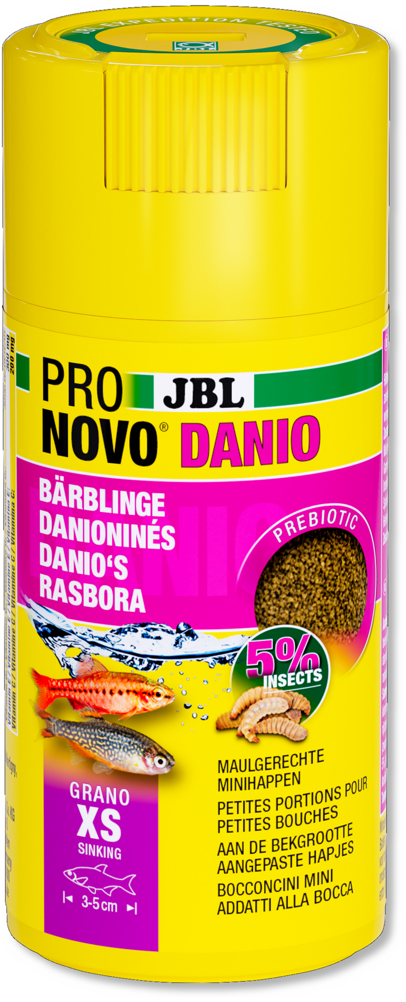 JBL Pronovo Danio Grano XS 100ml Click | Zinkend granulaat