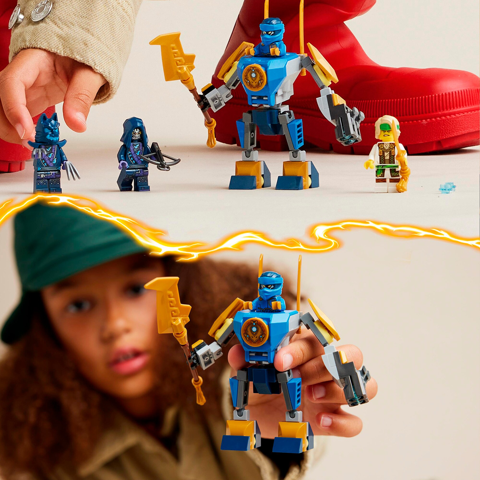 LEGO Konstruktionsspielzeug Ninjago Jays Battle Mech