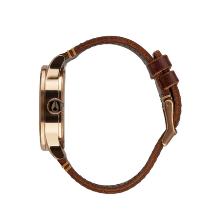 Nixon Sentry Leather Blue Brown