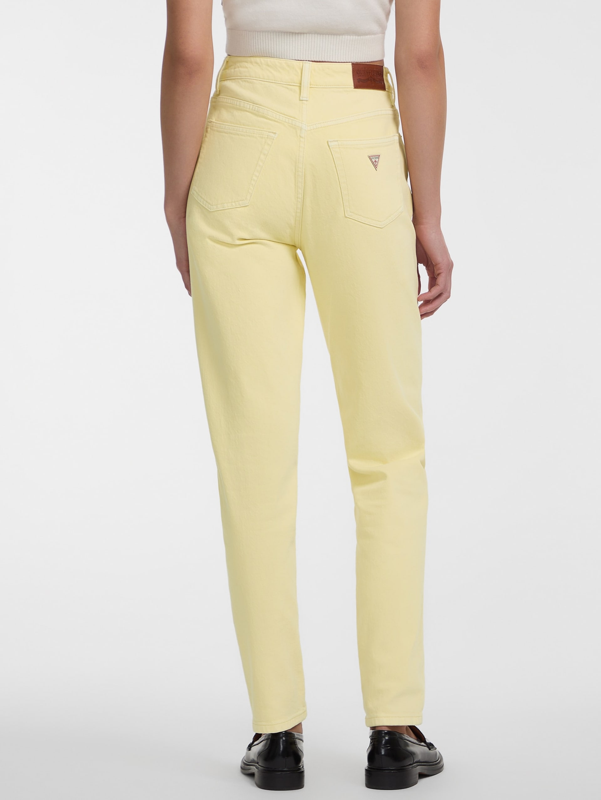 Calça jeans estilo mãe G06