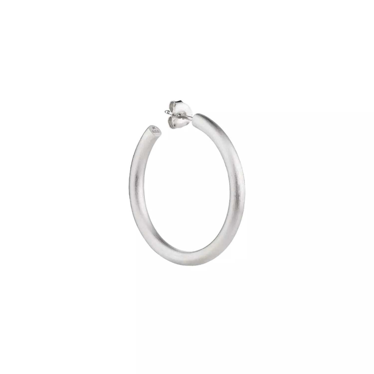 Jane Kønig Slender Hoop Ørering Single Sølv JKSHAW19-S