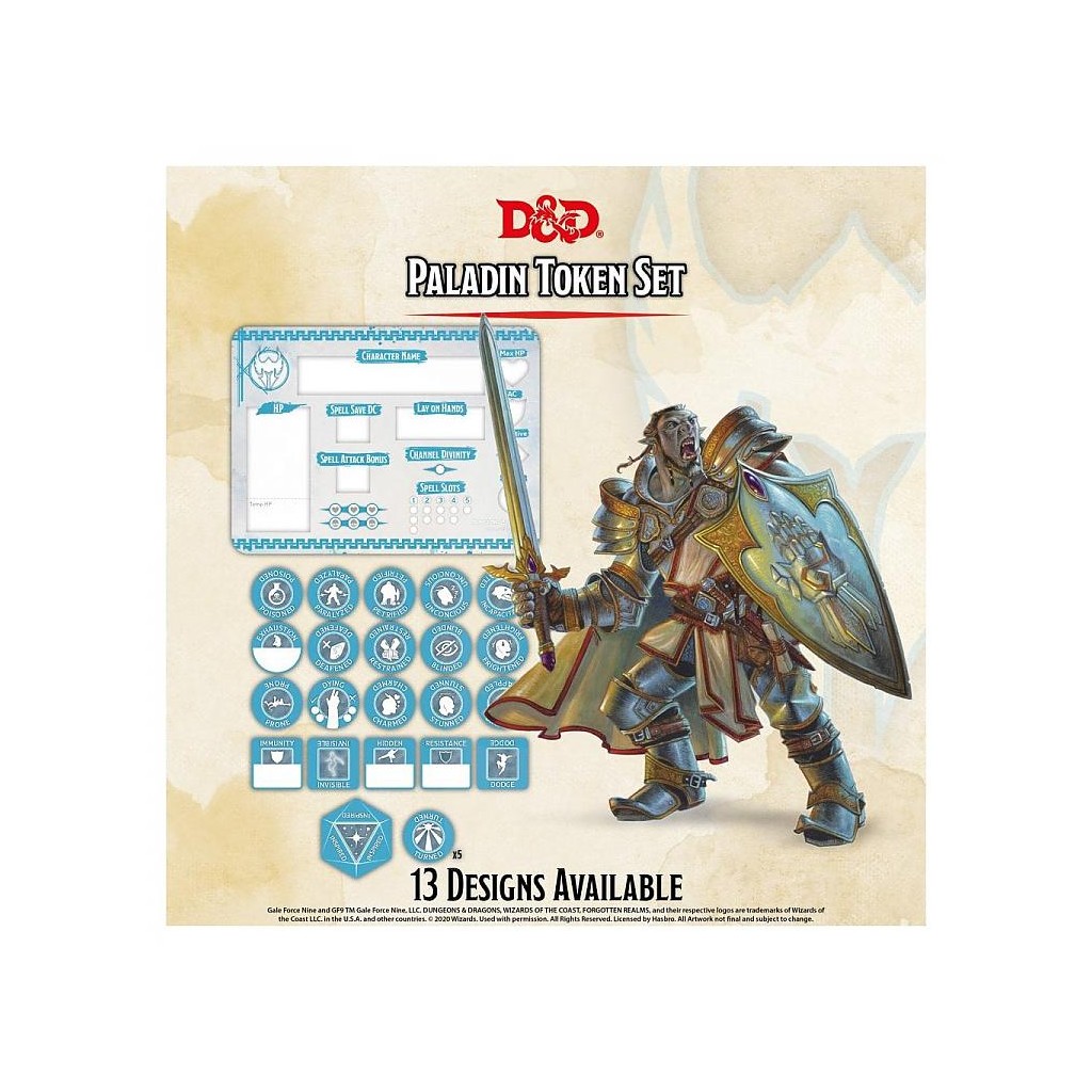 D&D - Paladin Token Set