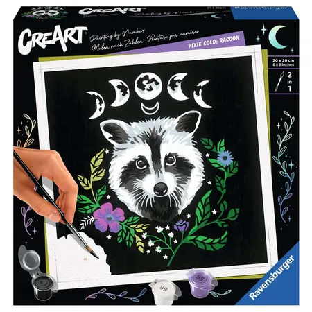 Ravensburger CreArt - Pixie Cold: Racoon