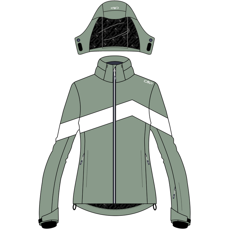 CMP Damen Zip Hoodie Jacke