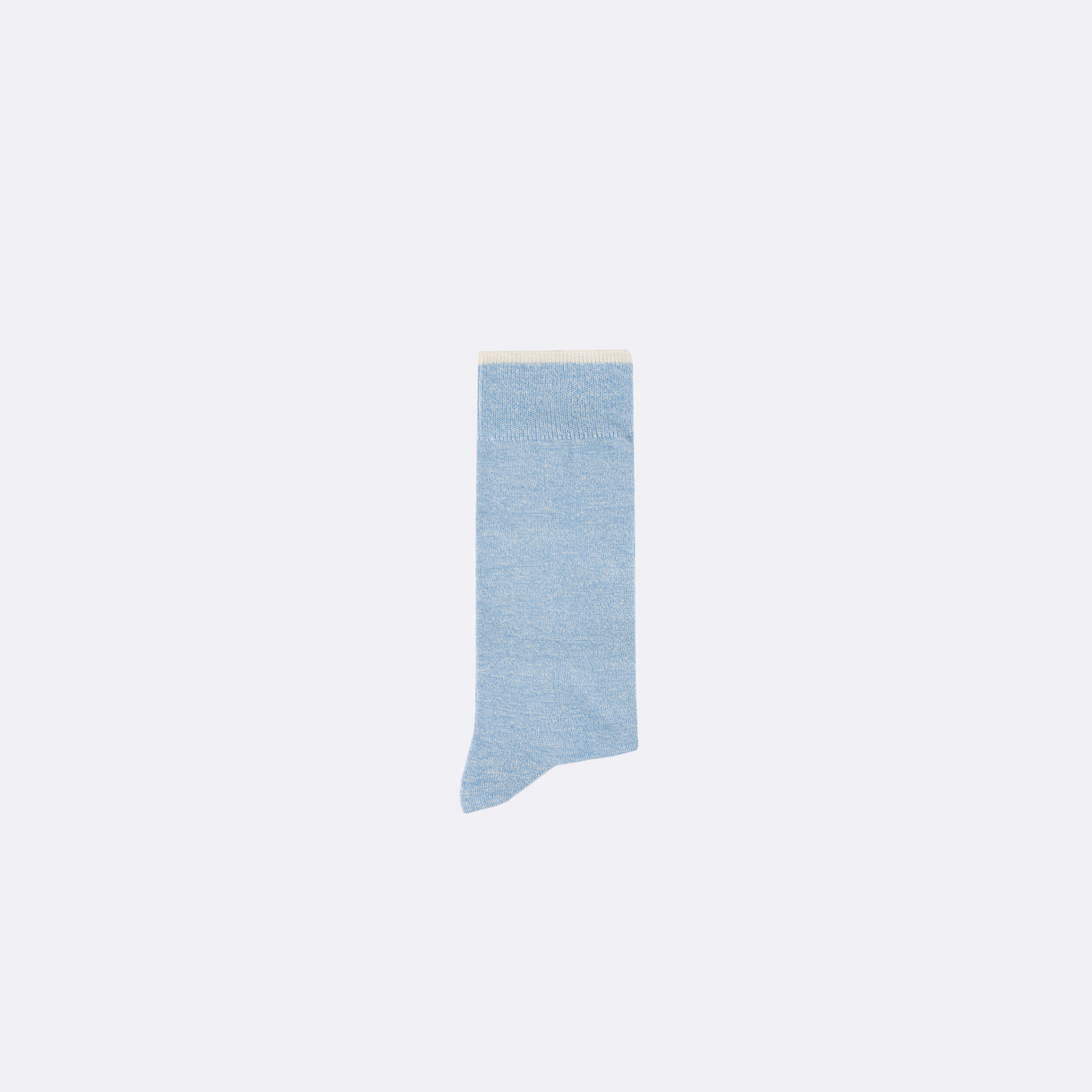 Chaussettes bleues & vert menthe coton et polyester recyclé - modèle socks x3