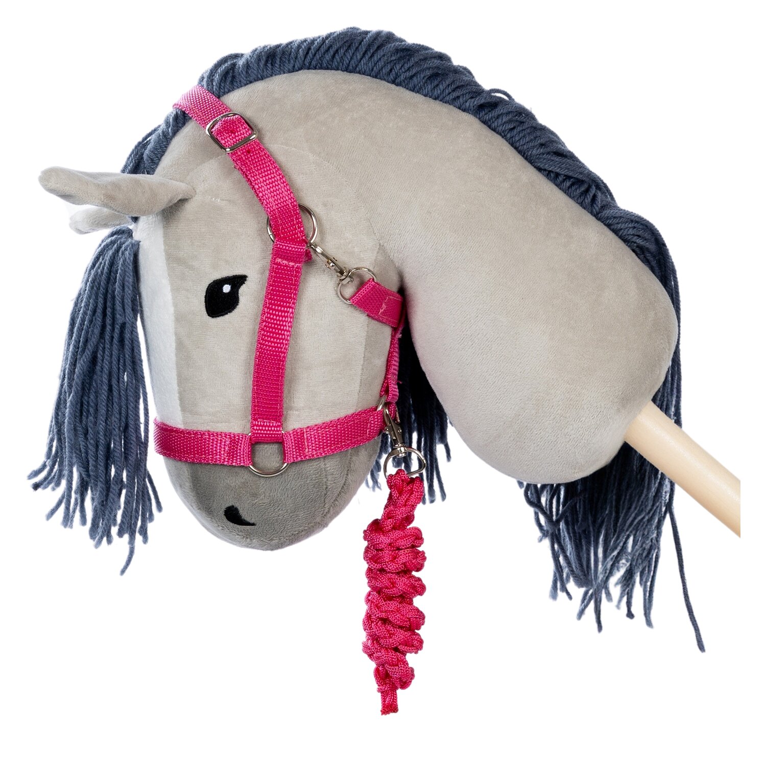 ASTRUP Hobby Horse Halfter mit Strick  - pink