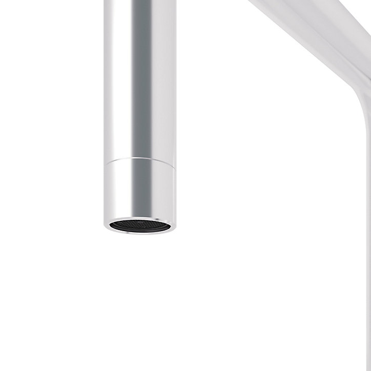Mitigeur de cuisine chromé GoodHome Kamut