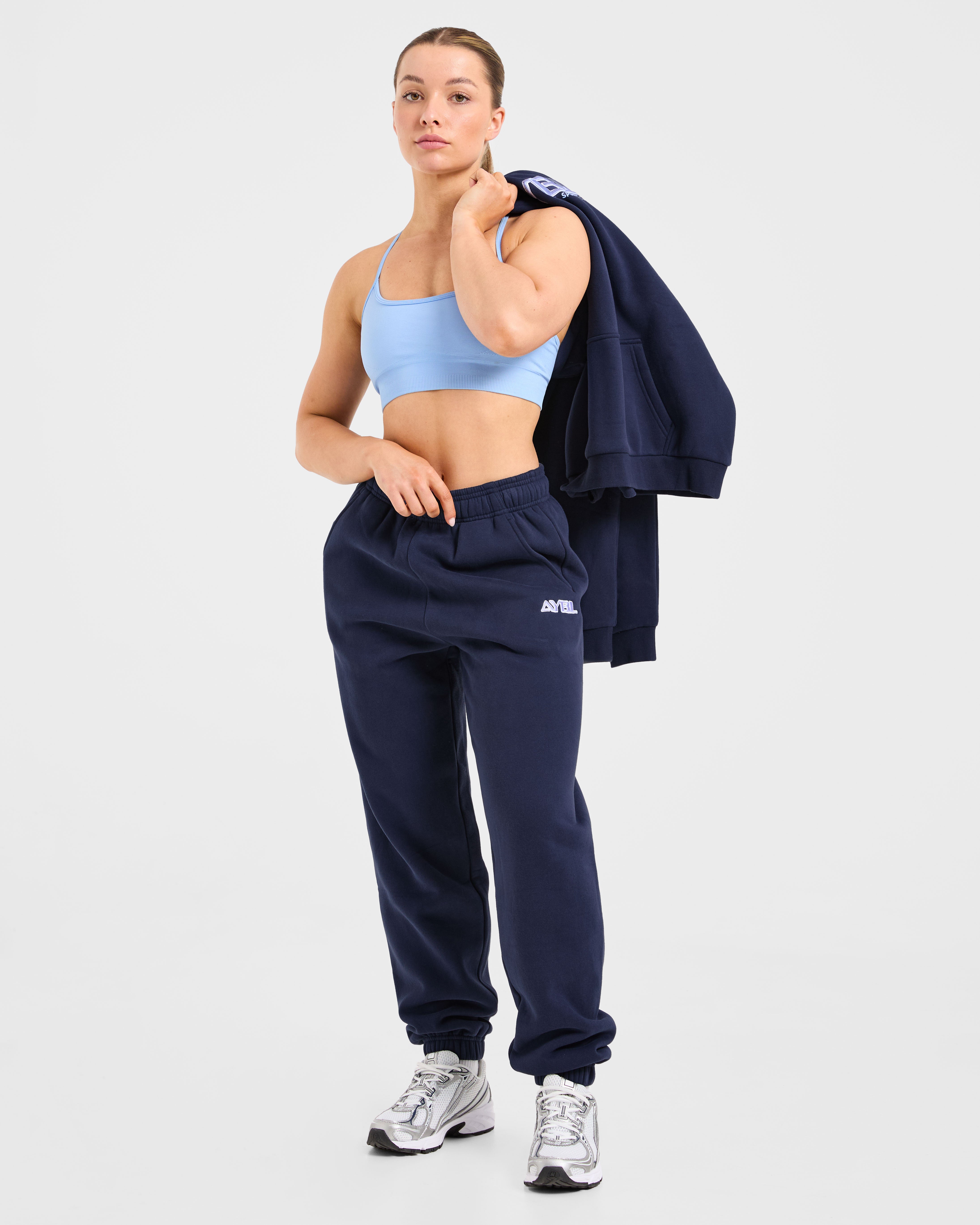 Retro Embroidered Oversized Joggers