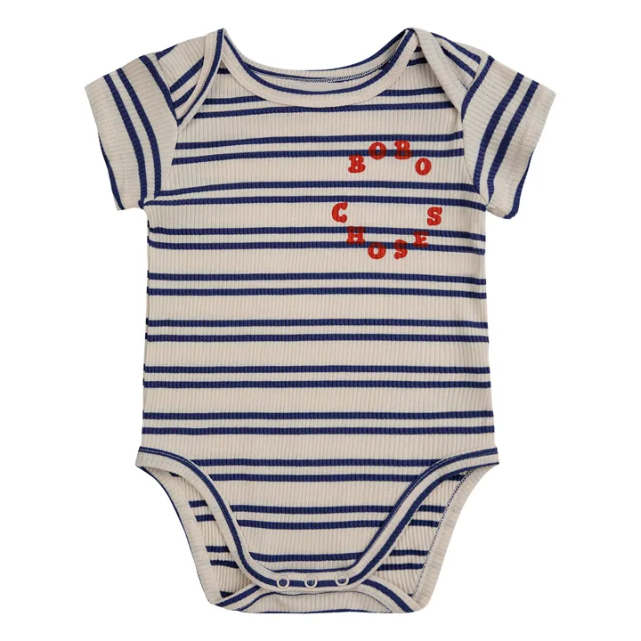 Bobo Choses Lot 2 Bodies Coton Bio Guitare | Bleu