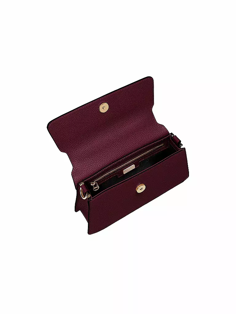 AIGNER Ledertasche - Mini Bag DELIA Small dunkelrot