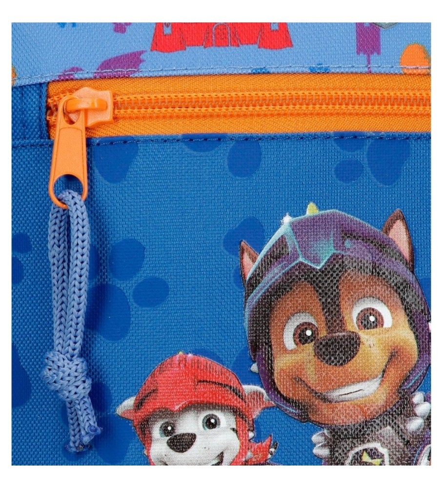 Estojo para lápis Joumma Bags Paw Patrol Rescue Knights com dois compartimentos, azul