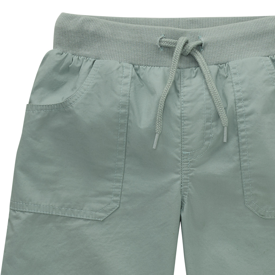 Topolino Jungen Shorts unifarben salbei