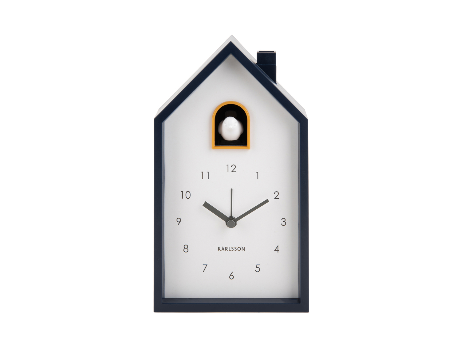 Alarm clock Modern Cuckoo dark blue