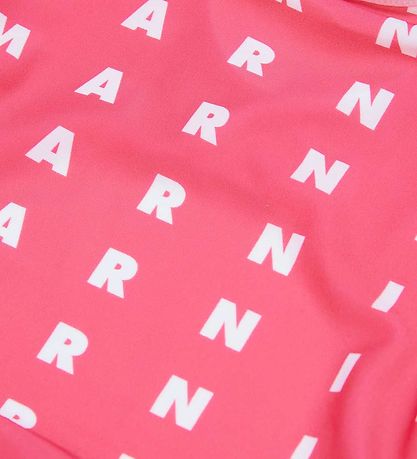 Marni Bådedragt - Pink m. Hvid