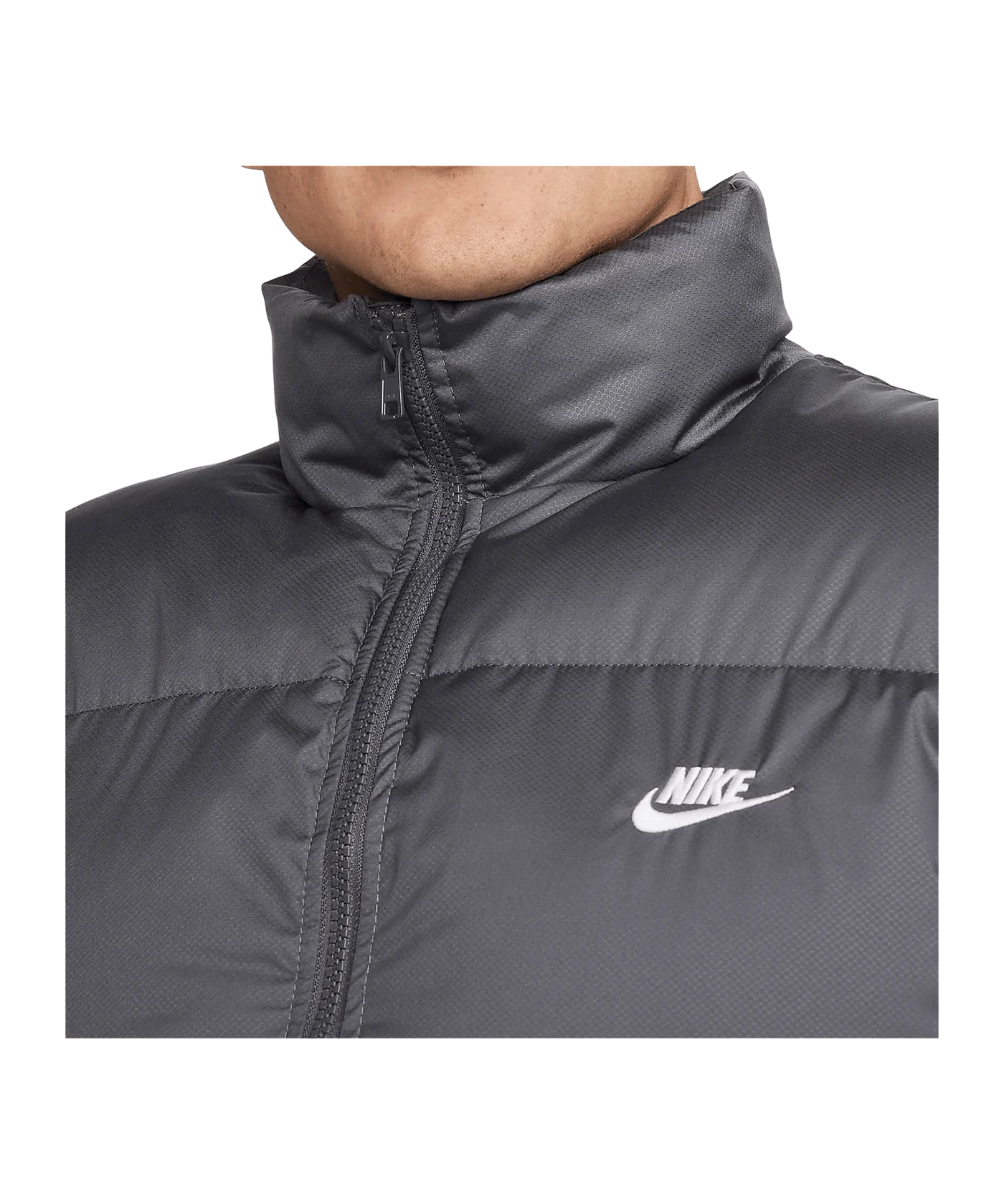 Nike Club Therma-FIT Puffer Weste Grau F068