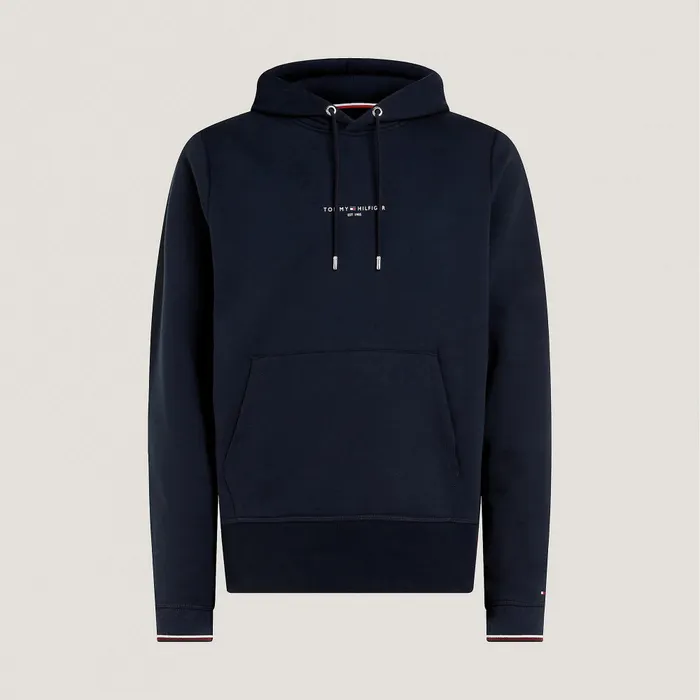 Tommy Hilfiger Logo Tipped Hoodie Heren