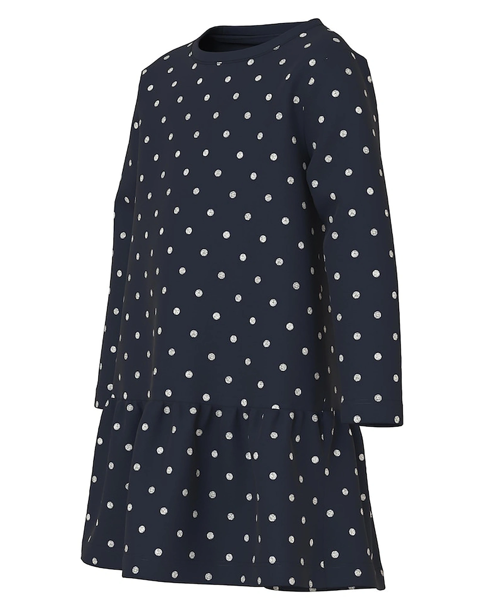 Langarmkleid NMFVIVIAN - DOTS in dark sapphire