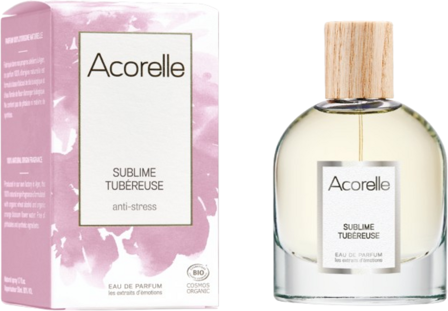 Acorelle  Bio Eau de Parfum Sublime Tubereuse, 50ml Spray
