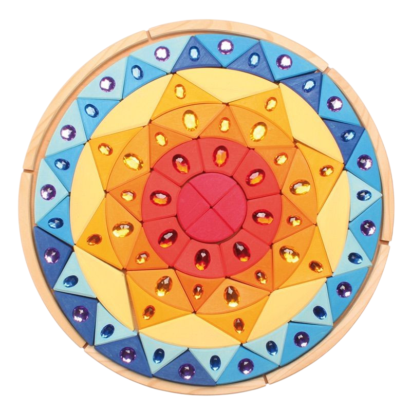GRIMM's Glitzermandala Sonne