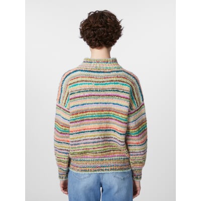 Damen-Strickpullover, Multicolor