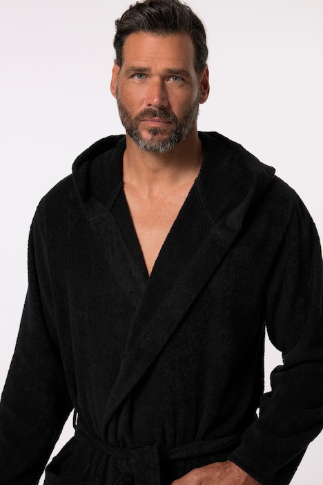 JP 1880 Bademantel, Homewear, Frottee, Kapuze, bis 8 XL