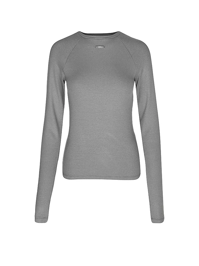KARO KAUER Langarmshirt  grau