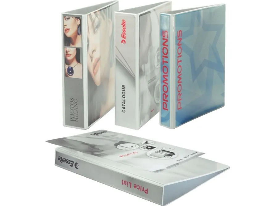 Leitz Standard - Præsentationsringbind - rygbredde: 30 mm - for A4 Maxi - kapacitet: 100 ark - hvid