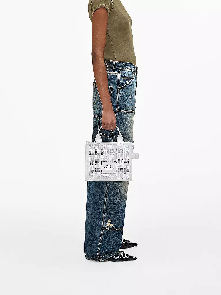 MARC JACOBS Tote Bag THE SMALL TOTE weiss