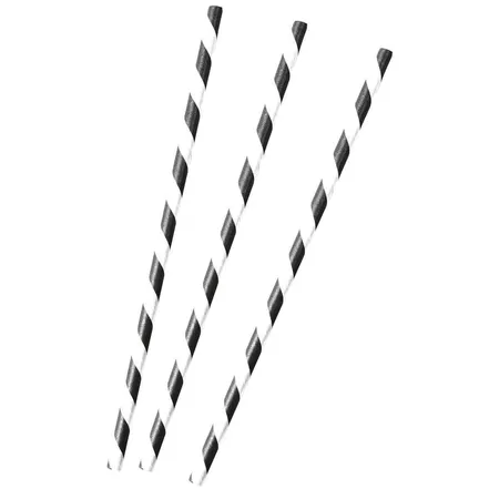 amscan 12 Papier Trinkhalme Kicker Party 19,5 cm