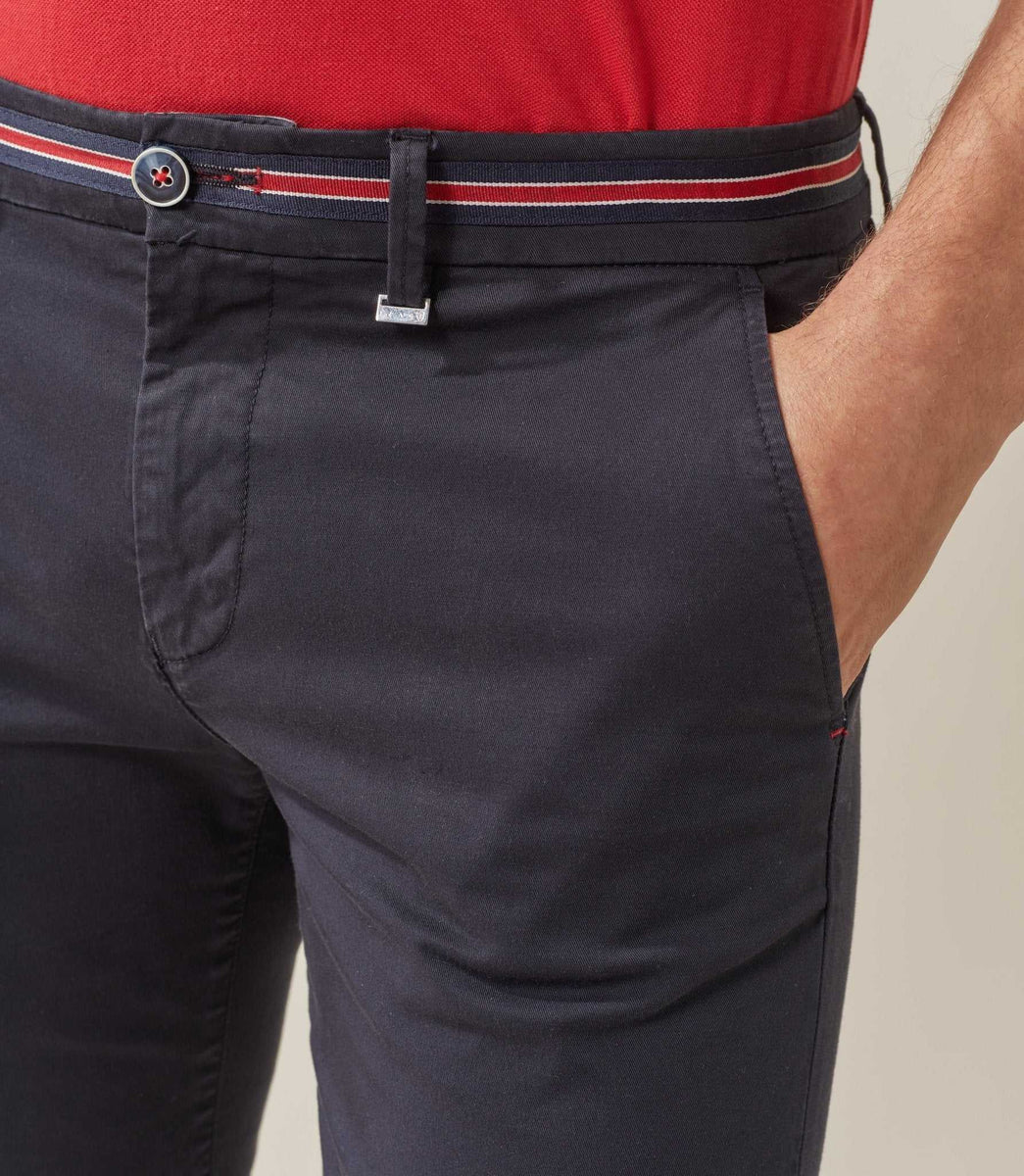 Chino marine galon tricolore 