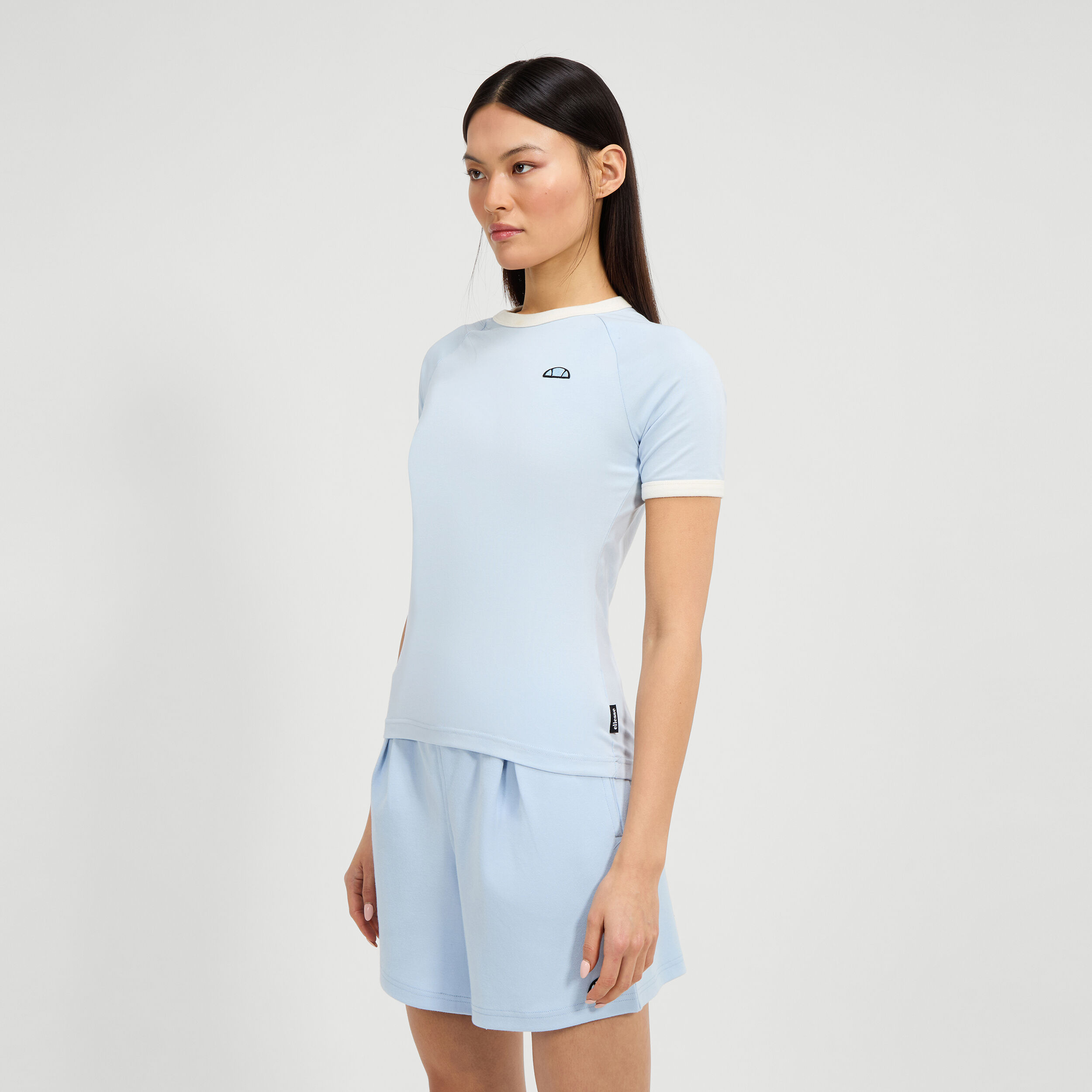 Ellesse Teriasca T-shirt Femmes - Bleu Clair , Crème