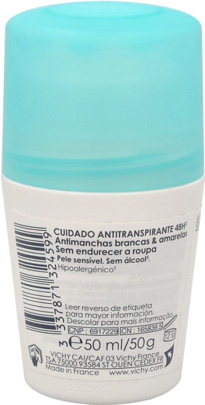 Vichy - Anti-Transpirant Treatment - Deodorant - 50ml - Alcoholvrij