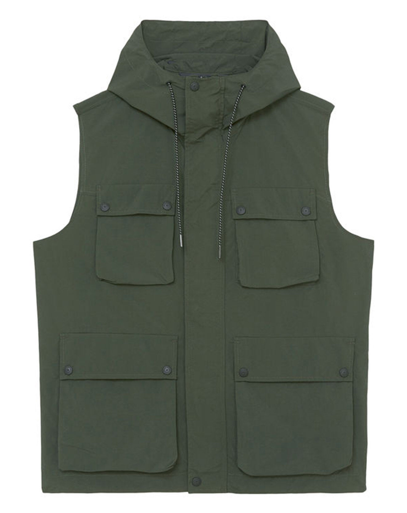 Marc O'Polo Veste sans manches Utility kaki