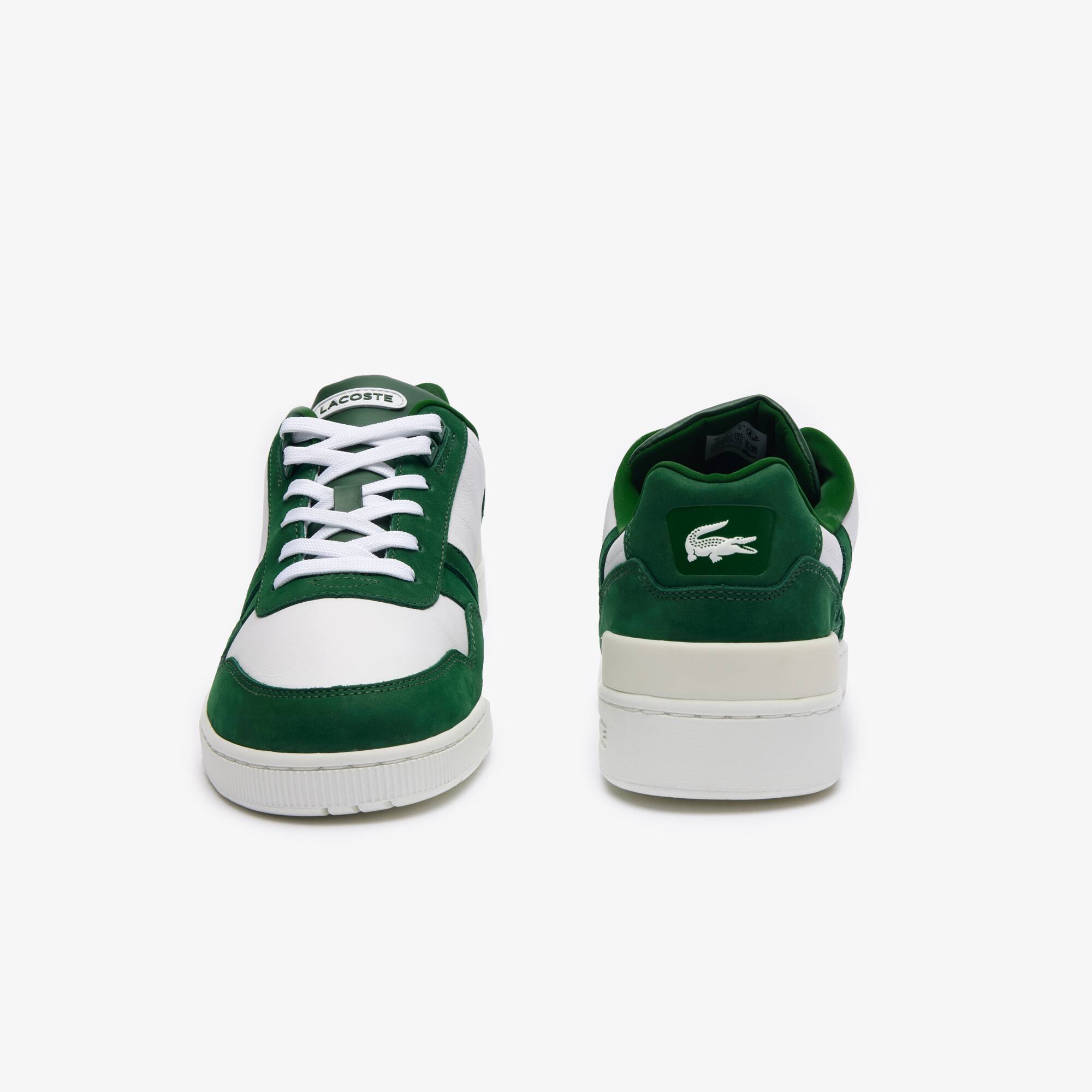 Herren-Sneakers T-CLIP aus Kontrastleder Sneakers - Weiss - Lacoste - Herren