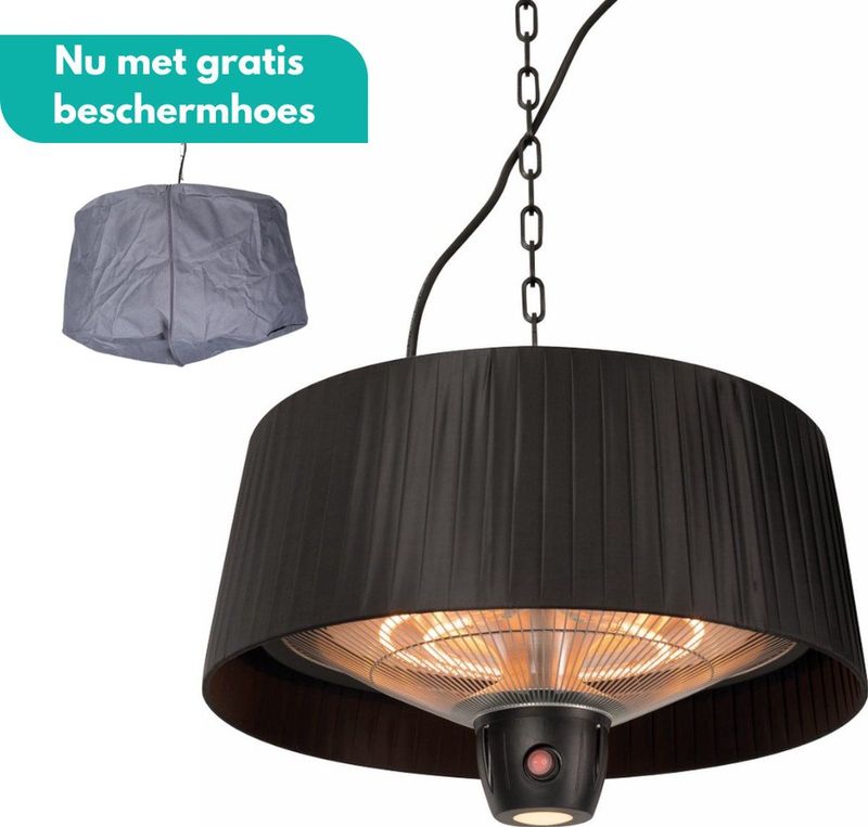 Sunred - Artix - Terrasverwarmer - Zwart - Hangend model - Infrarood Heater