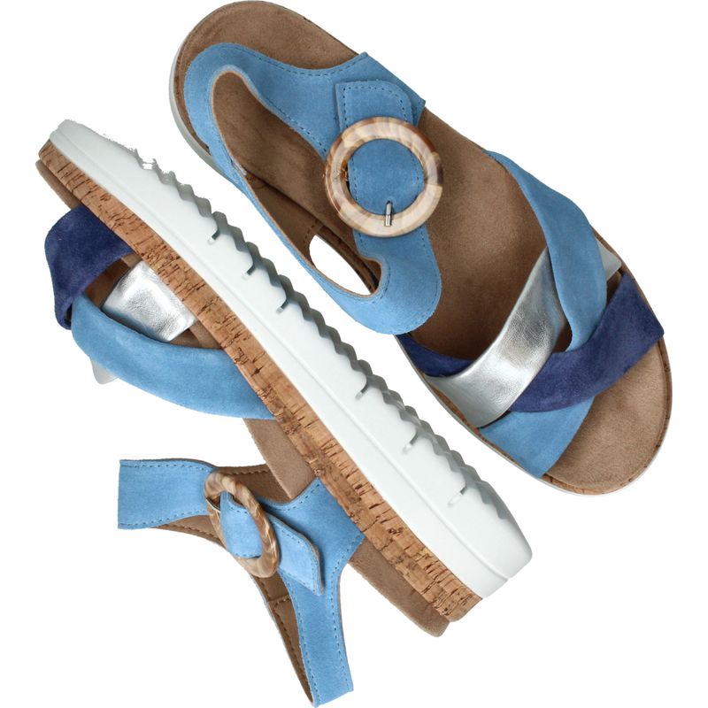Sens Sandalen Blauw Dames