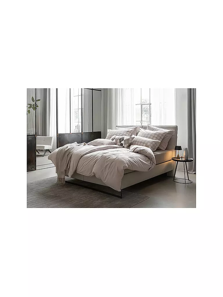 JOOP Flanell Bettwäsche 70x90cm/140x200cm SOFT Sand beige