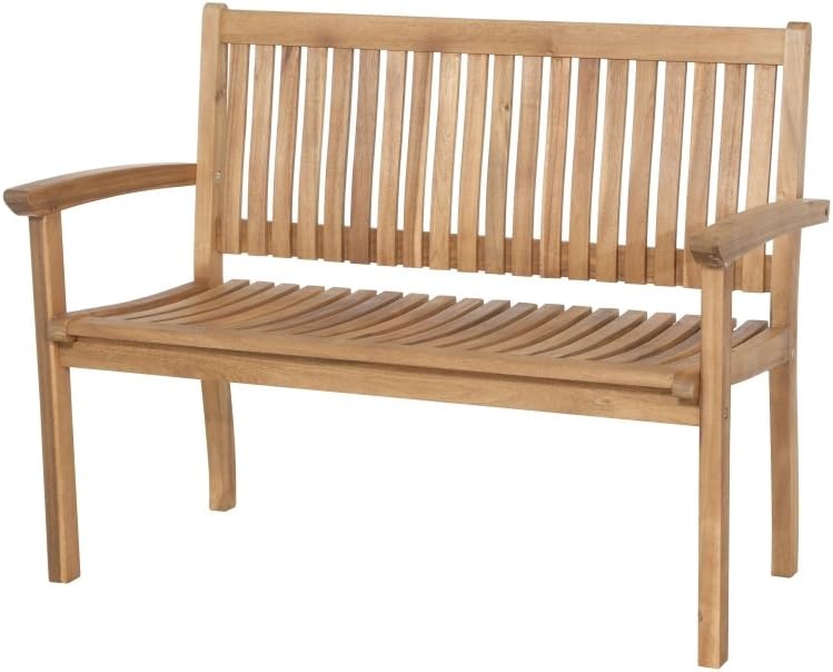 Siena Garden 120509 2er Bank Paleros, 62x120x92,5cm, Akazienholz, geölt in natur, FSC 100%
