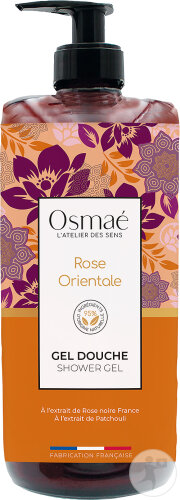 Osmaé Gel Douche Rose Orientale Flacon Pompe 1l
