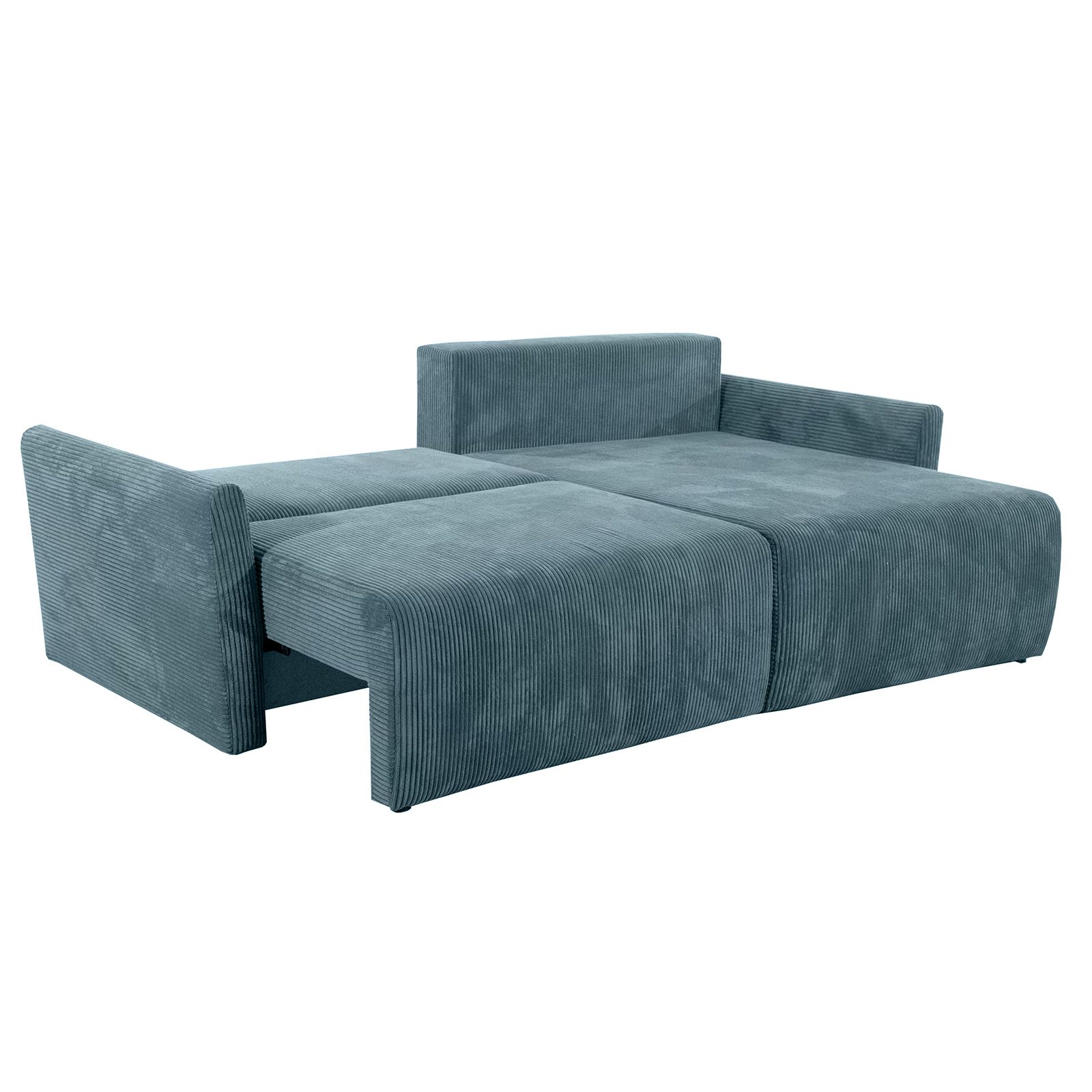 Ecksofa - mint - Liegefunktion und Bettkasten