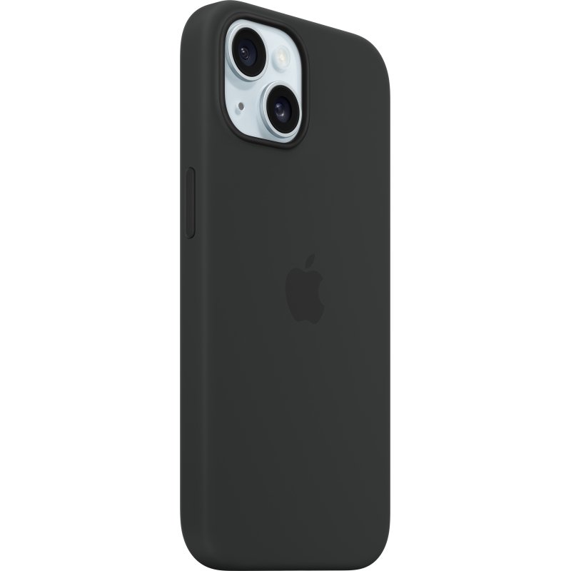 Apple Coque en silicone avec MagSafe pour iPhone 15 - Noir
