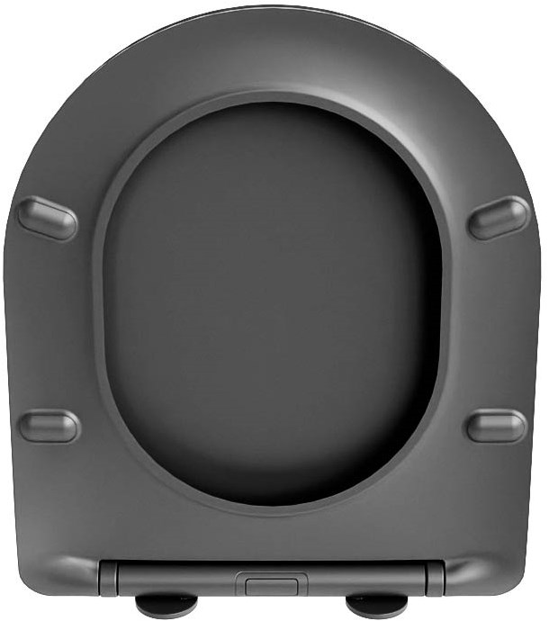 Mondiaz Lavie toiletzitting met softclose en quick release dark grey