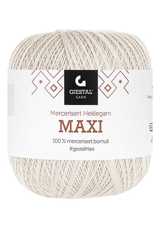 Heklegarn Maxi 100gr garnnøste