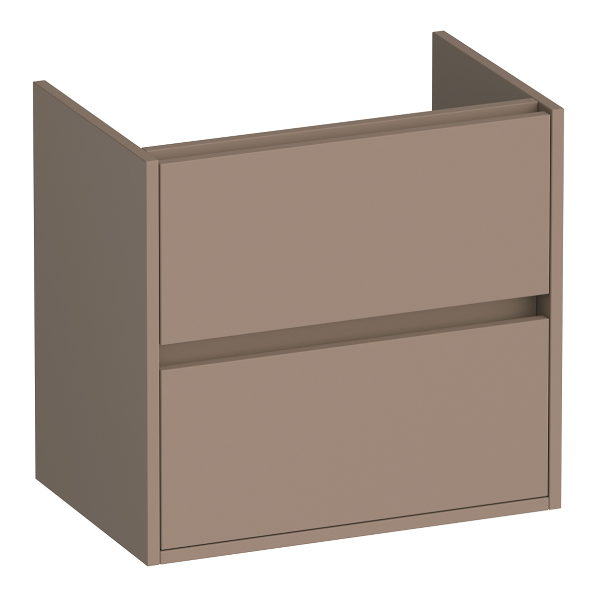 Brauer Adore onderkast ondiep 60cm met 2 softclose lades mokka mat
