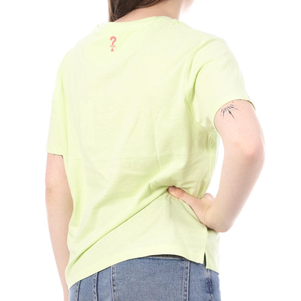Guess T-shirt Vert Femme Guess Kwiatowy