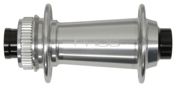Moyeu Avant Hope Pro 5 32 Trous | Boost 15x110 mm | CenterLock | Argent