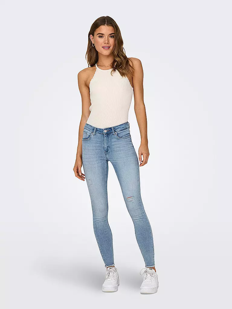 ONLY Jeans Skinny Fit ONLBLUSH hellblau