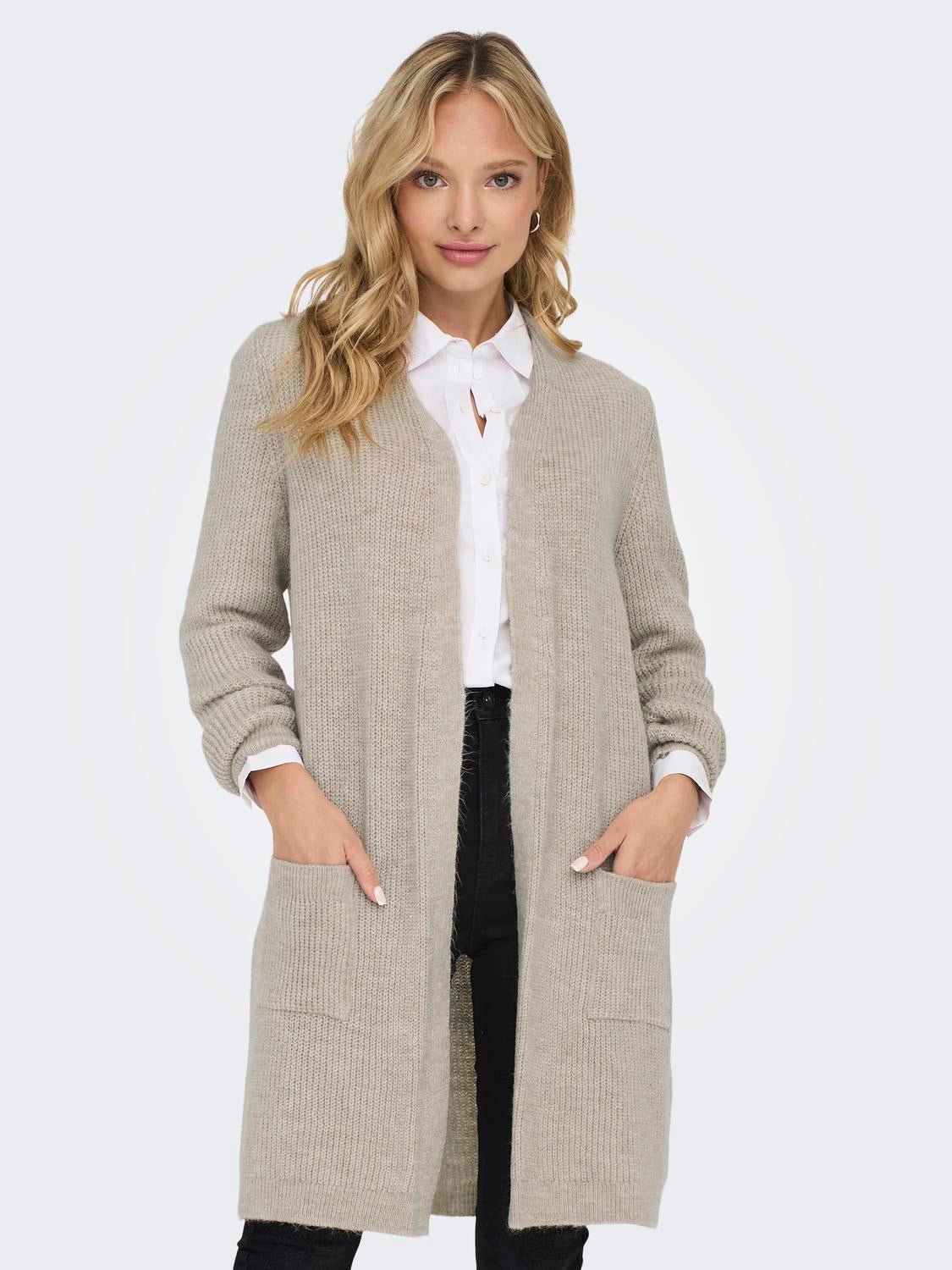 ONLJADE Strickjacke Whitecap Gray