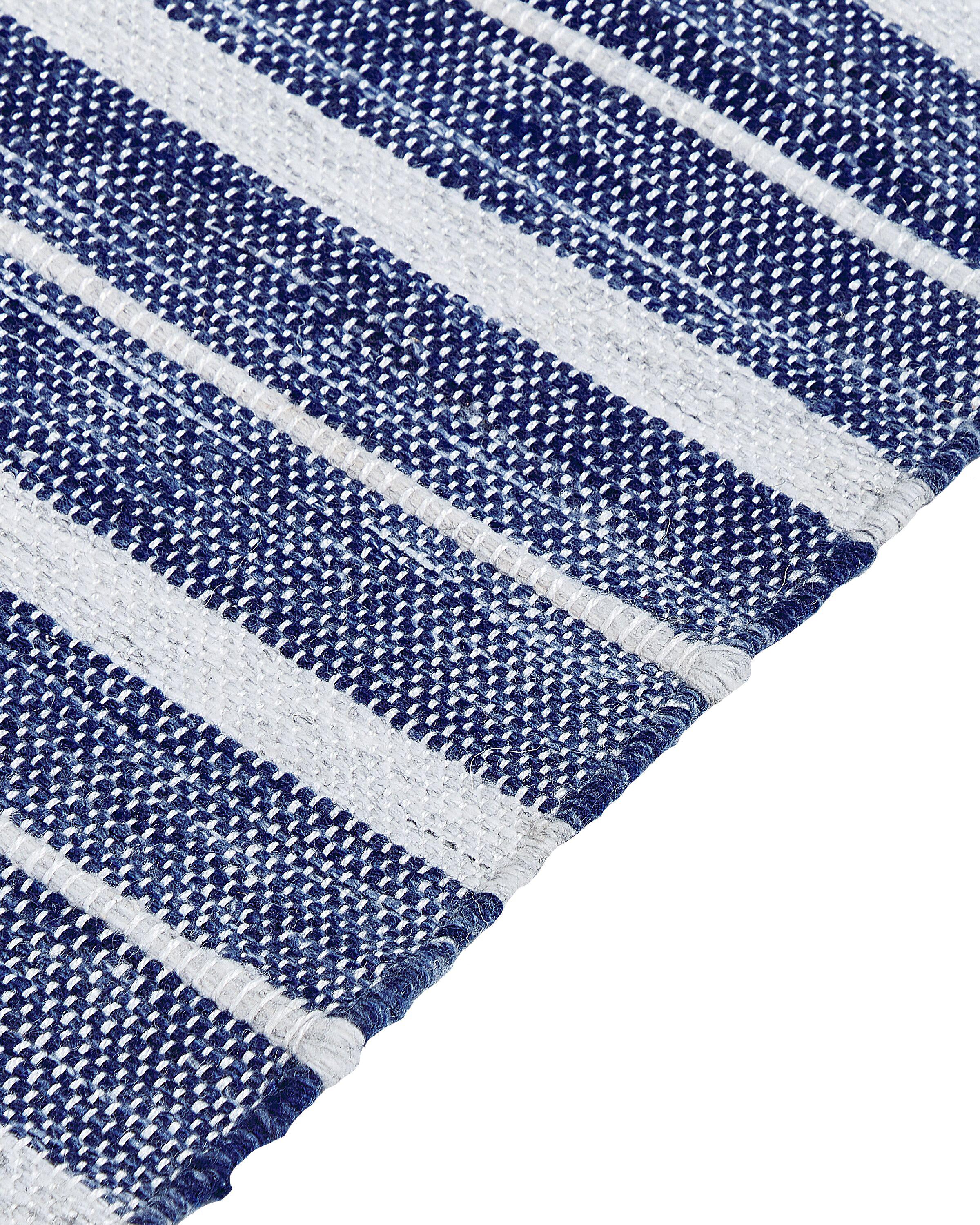 Vloerkleed BADEMLI Donkerblauw 160 x 230 cm