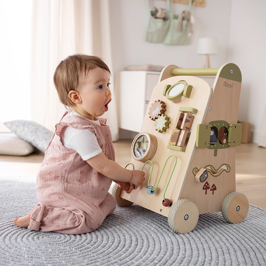 howa® Lauflernwagen Lauflernhilfe Babywalker little woods aus Holz